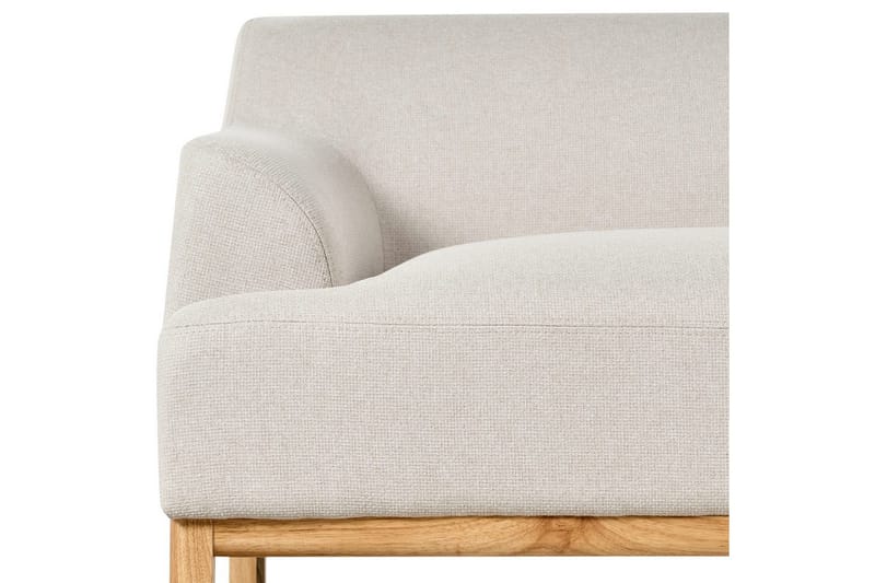 Hörnsoffa Sosjo Beige, ljust trä, Vänstervänd - Beige, ljust trä, Vänstervänd - Möbler - Soffa - Hörnsoffa - Hörnsoffa med divan