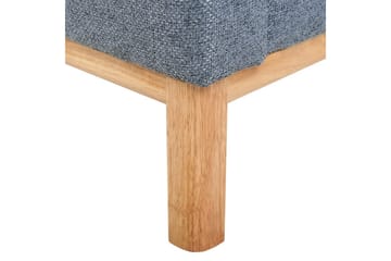 Hörnsoffa Sosjo Blått, ljust trä, Vänstervänd - Blått, ljust trä, Vänstervänd - Utemöbler & utemiljö - Utesoffa - Trädgårdssoffa