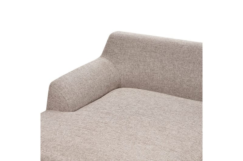 Hörnsoffa Sosjo Brunt, ljust trä, Högervänd - Brunt, ljust trä, Högervänd - Möbler - Soffa - Hörnsoffa - Hörnsoffa med divan