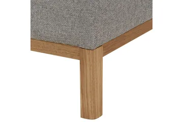 Hörnsoffa Sosjo Grå, ljust trä, Högervänd - Grå, ljust trä, Högervänd - Möbler - Soffa - Hörnsoffa - Hörnsoffa med divan