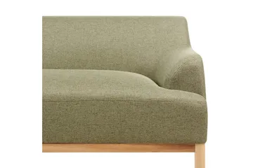 Hörnsoffa Sosjo Grönt, ljust trä, Högervänd - Grönt, ljust trä, Högervänd - Utemöbler & utemiljö - Utesoffa - Trädgårdssoffa