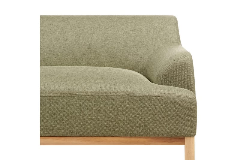 Hörnsoffa Sosjo Grönt, ljust trä, Högervänd - Grönt, ljust trä, Högervänd - Utemöbler & utemiljö - Utesoffa - Trädgårdssoffa