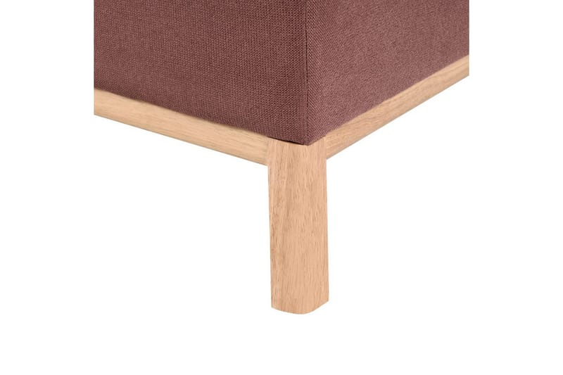 Hörnsoffa Sosjo Rött, ljust trä, Högervänd - Rött, ljust trä, Högervänd - Utemöbler & utemiljö - Utesoffa - Trädgårdssoffa