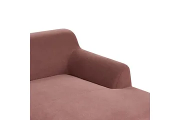 Hörnsoffa Sosjo Rött, ljust trä, Vänstervänd - Rött, ljust trä, Vänstervänd - Utemöbler & utemiljö - Utesoffa - Trädgårdssoffa