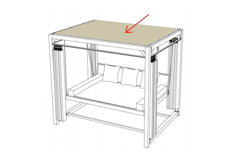 Barcelona Hammocktak Beige - Utemöbler & utemiljö - Utesoffa - Hammock