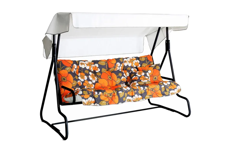 De Grande 3- pers. hammock, 77B, Grå/Orange