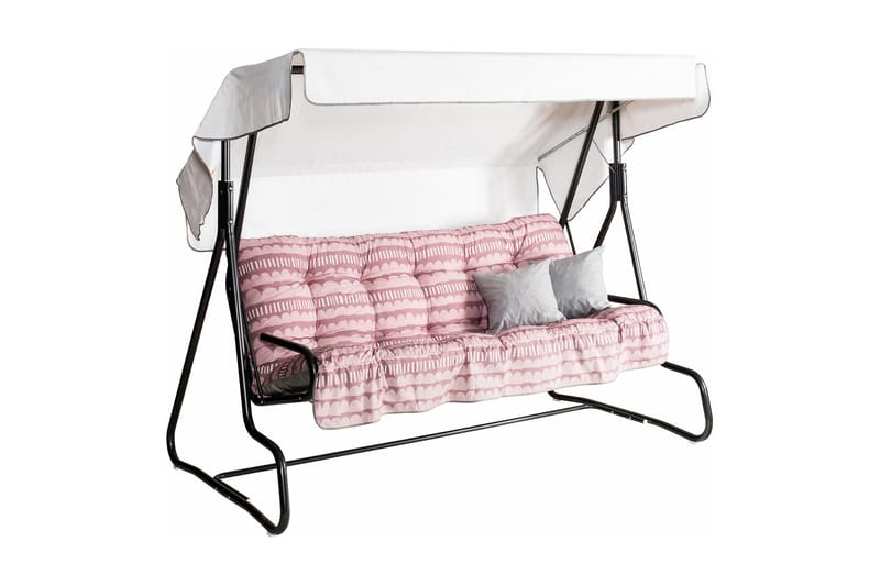 De Grande 3- pers. hammock, 84B - Grå/Rosa - Utemöbler & utemiljö - Utesoffa - Hammock