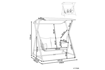 Hammock Fiastra - Ljusgrå - Utemöbler & utemiljö - Utesoffa - Hammock