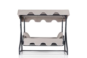 Gowanda 3-sits Hammock med Tak - Beige/Svart - Utemöbler & utemiljö - Utesoffa - Hammock
