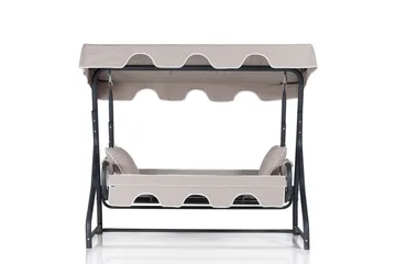 Gowanda 3-sits Hammock med Tak - Beige/Svart - Utemöbler & utemiljö - Utesoffa - Hammock