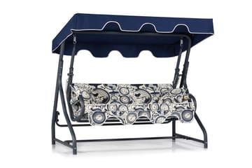 Gowanda 3-sits Hammock - Vit/Mörkblå - Utemöbler & utemiljö - Utesoffa - Hammock