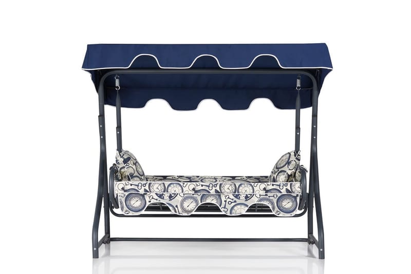 Gowanda 3-sits Hammock - Vit/Mörkblå - Utemöbler & utemiljö - Utesoffa - Hammock