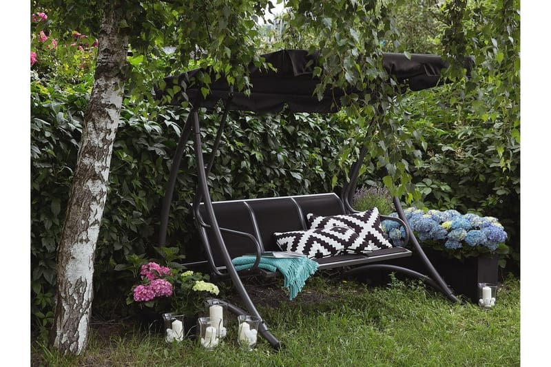 Hängsoffa Bogart 190 cm - Svart - Utemöbler & utemiljö - Utesoffa - Hammock