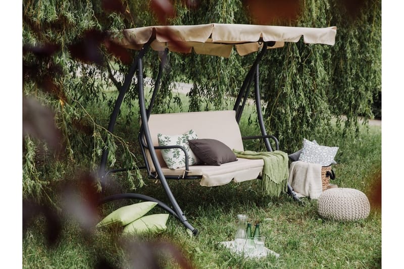 Hängsoffa Temple 190 cm - Beige - Utemöbler & utemiljö - Utesoffa - Hammock