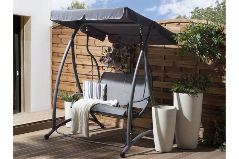 Hängsoffa Tesero 146 cm - Grå - Utemöbler & utemiljö - Utesoffa - Hammock