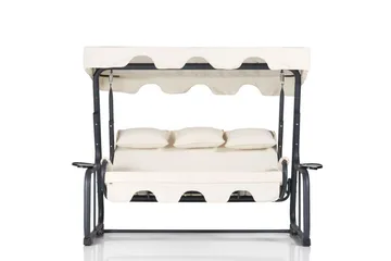 Jaudling 3-sits Hammock med Tak - Grå - Utemöbler & utemiljö - Utesoffa - Hammock