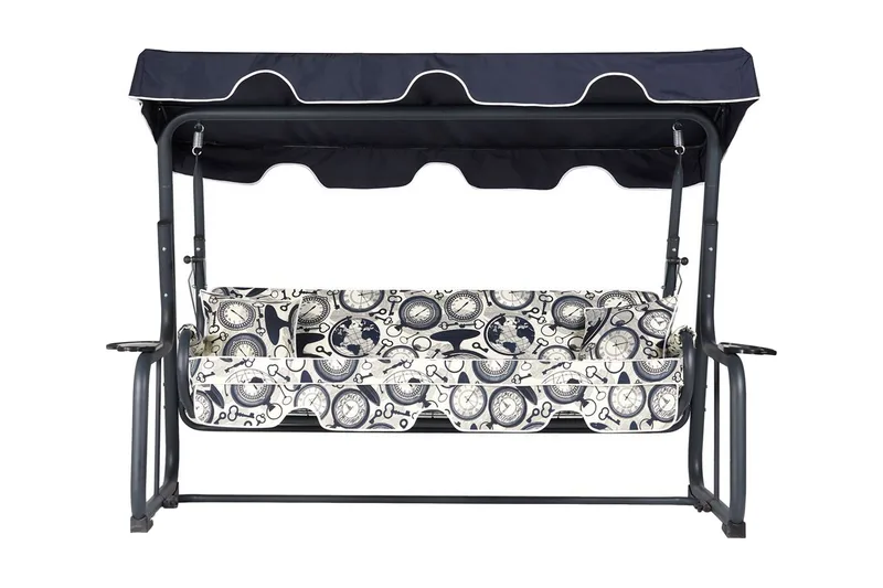 Junceus 3-sits Hammock med Tak, Flerfärgad