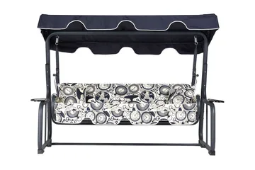 Junceus 3-sits Hammock med Tak - Flerfärgad - Utemöbler & utemiljö - Utesoffa - Hammock