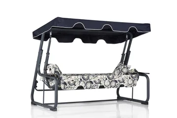 Junceus 3-sits Hammock med Tak - Flerfärgad - Utemöbler & utemiljö - Utesoffa - Hammock