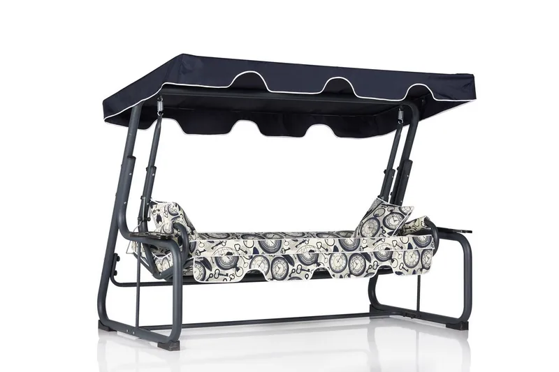 Junceus 3-sits Hammock med Tak - Flerfärgad - Utemöbler & utemiljö - Utesoffa - Hammock