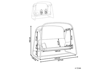 Hammock Marsciano - Ljusgrå - Utemöbler & utemiljö - Utesoffa - Hammock