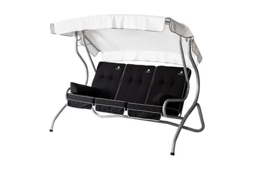 Monica 71B-1 3-sits Hammock Grå/Svart - Varax - Utemöbler & utemiljö - Utesoffa - Hammock