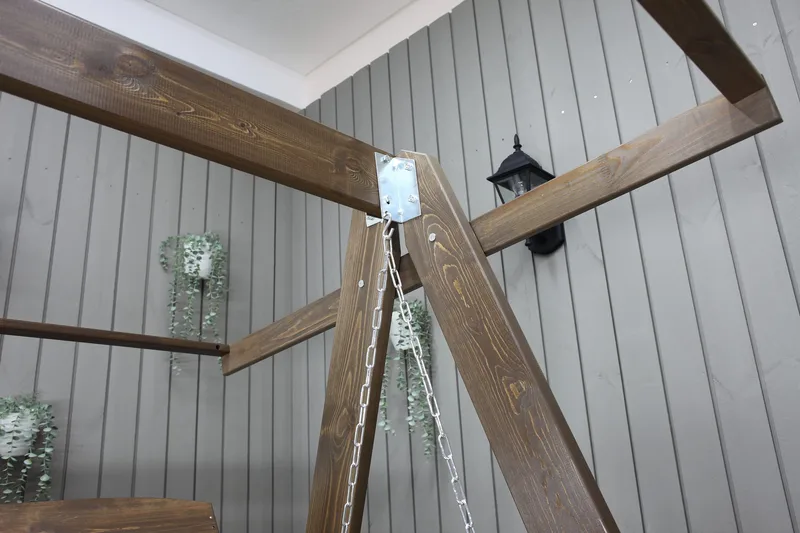 Pelle 3-sits Hammock utan tak - Brun - Utemöbler & utemiljö - Utesoffa - Hammock