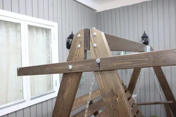 Pelle 3-sits Hammock utan tak - Brun - Utemöbler & utemiljö - Utesoffa - Hammock