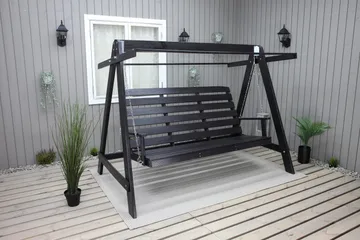 Pelle Hammock utan Tak - Mörkbrun - Utemöbler & utemiljö - Utesoffa - Hammock
