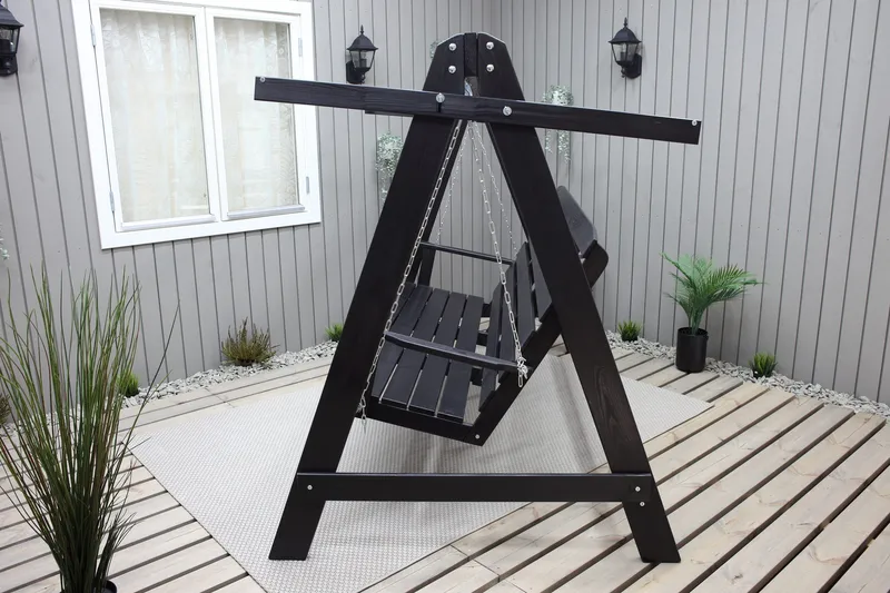 Pelle Hammock utan Tak - Mörkbrun - Utemöbler & utemiljö - Utesoffa - Hammock