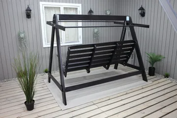Pelle Hammock utan Tak - Mörkbrun - Utemöbler & utemiljö - Utesoffa - Hammock