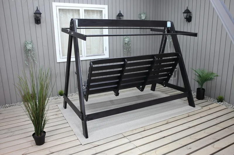 Pelle Hammock utan Tak - Mörkbrun - Utemöbler & utemiljö - Utesoffa - Hammock