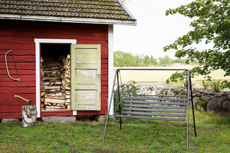 Retro 3-sits hammock, grå stomme - Varax - Utemöbler & utemiljö - Utesoffa - Hammock