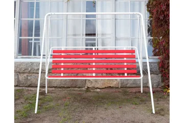 Retro 3-sits hammock, vit stomme - Varax - Utemöbler & utemiljö - Utesoffa - Hammock
