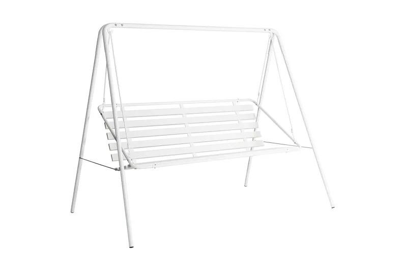 Suvisaari 3-sits Trädgårdsgunga Vit, Varax