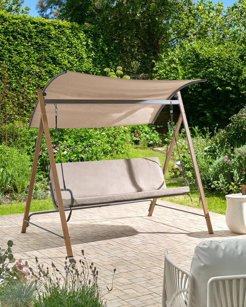 Hammock utomhus Bonagia Stål - Beige/Grå/Brun - Utemöbler & utemiljö - Utesoffa - Hammock