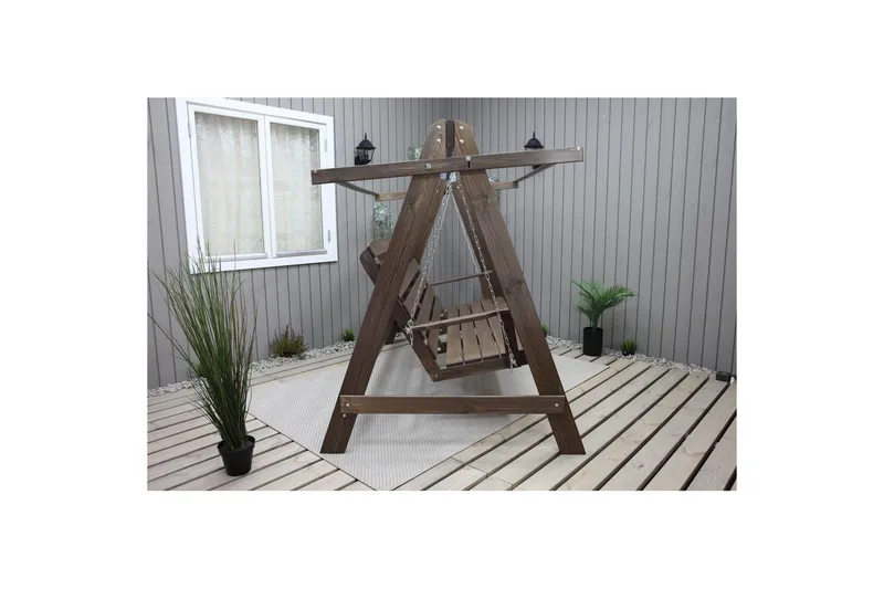 Hammock Pelle med Tak - Brun & Beige - Utemöbler & utemiljö - Utesoffa - Hammock