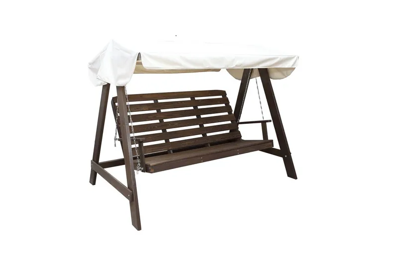 Hammock Pelle med Tak, Brun & Beige