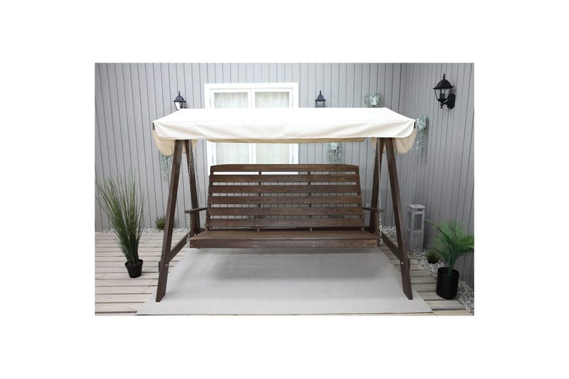 Hammock Pelle med Tak - Brun & Beige - Utemöbler & utemiljö - Utesoffa - Hammock