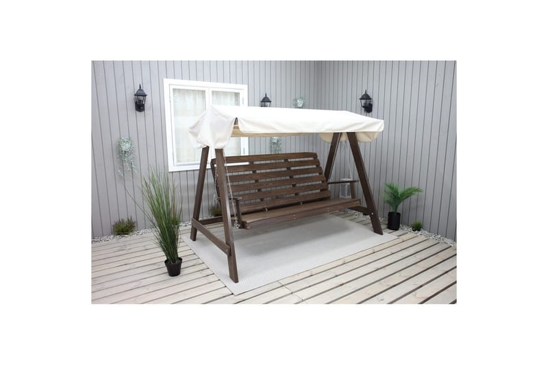 Hammock Pelle med Tak - Brun & Beige - Utemöbler & utemiljö - Utesoffa - Hammock