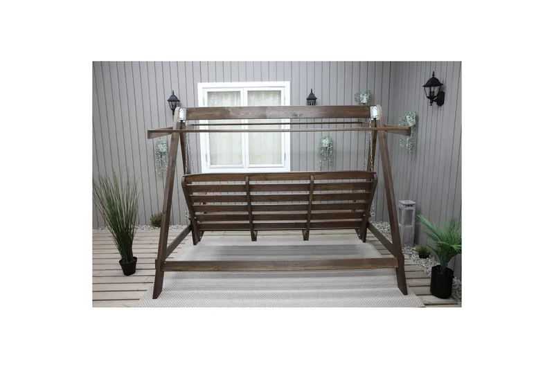 Hammock Pelle med Tak - Brun & Beige - Utemöbler & utemiljö - Utesoffa - Hammock