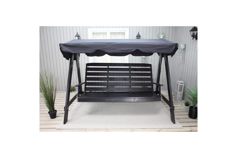 Hammock Pelle med Tak - Svart & Svart - Utemöbler & utemiljö - Utesoffa - Hammock