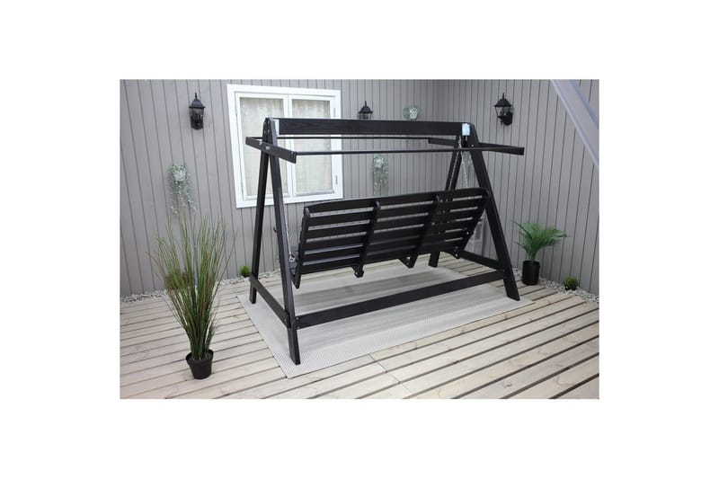 Hammock Pelle med Tak - Svart & Svart - Utemöbler & utemiljö - Utesoffa - Hammock