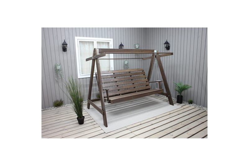Hammock Pelle med Tak - Brun & Beige - Utemöbler & utemiljö - Utesoffa - Hammock