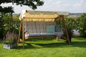 Hammocktak Hillerstorp Dalom Slöinge - Beige - Utemöbler & utemiljö - Utesoffa - Hammock