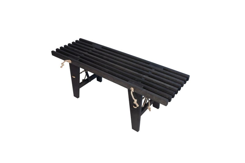 Hillerstorp Ecobench Bänk Utomhus 120 cm Al Svart Oljad - Al Svart Oljad - Utemöbler & utemiljö - Utesoffa - Trädgårdsbänk & utebänk