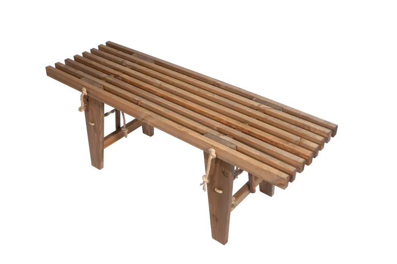 Hillerstorp Ecobench Bänk Utomhus 120 cm Furu Brun Oljad - Furu Brun Oljad - Utemöbler & utemiljö - Utesoffa - Trädgårdsbänk & utebänk