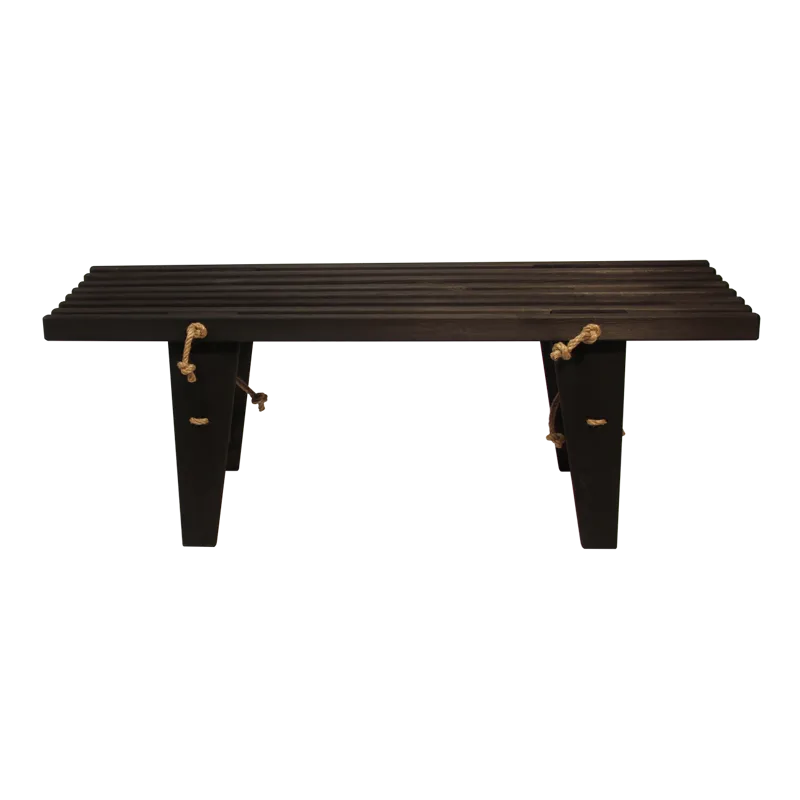 Hillerstorp Ecobench Bänk Utomhus 120 cm Furu Svart Oljad, Furu Svart Oljad
