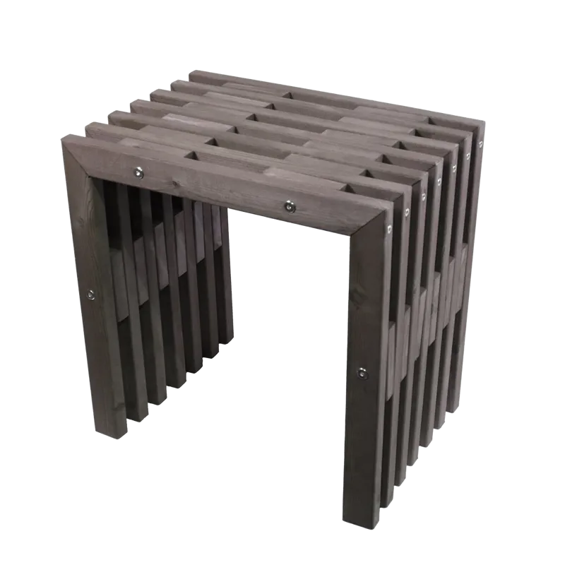 Hillerstorp EcoFurn Bänk Utomhus 45 cm Furu grå oljad, Furu grå oljad