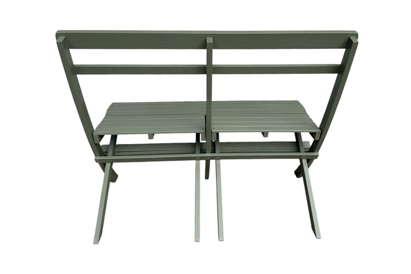 Landet liten soffa utomhus 110x60x89 cm - Träsoffa akacia - Grön - Utemöbler & utemiljö - Utesoffa - Trädgårdssoffa